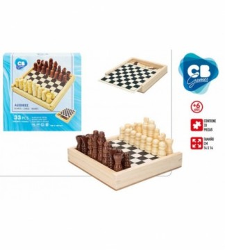 Color Baby Настольная игра Шахматы (деревянные)  15x15 cm CB47590