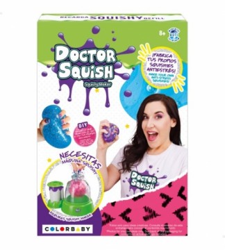 Color Baby Antistresa bumbas Slime veidošanas komplekts Doctor Squish 8+ CB48086