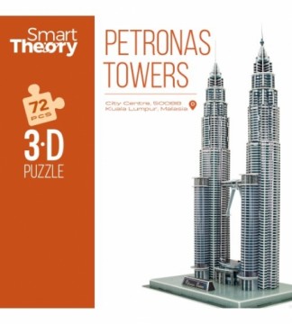 Smart Theory Puzle 3D Petronas torņi Kualalumpur 72 gb. CB49659