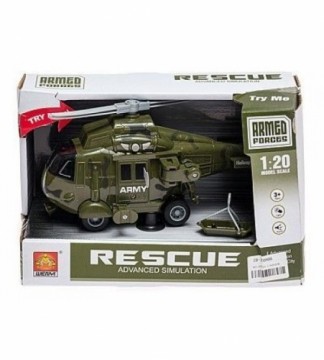 Helikopters Rescue ar skaņu un gaismu, inercija 20 cm 538948