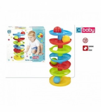 Color Baby Tornis ar bumbiņām 18 m+ CB46816