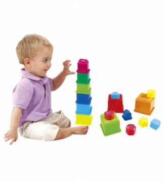 Playgo Пирамидка развивающая Animal Stacking Blocks 12m+ CB44286