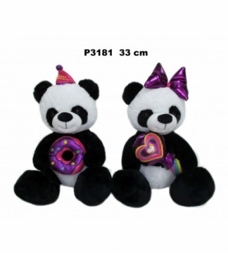 Plīša panda 33 cm (P3181) dažādas 154750