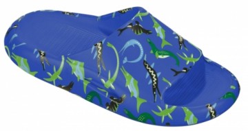 Beco Slippers for kids OCEAN DINOS 6 24/25 blue