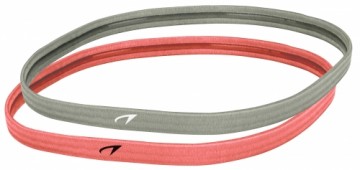 Hair band AVENTO 74ON LGK 2pcs Light grey / Coral