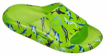 Beco Slippers for kids OCEAN DINOS 8 22/23 green