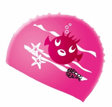 Swimming cap for kid's silicon BECO SEALIFE PE 73942 4 pink