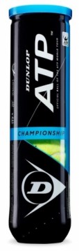 Tennis balls Dunlop ATP CHAMPIONSHIP LowerMid 4-tube ITF