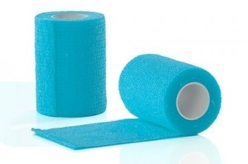 Elastic tape GYMSTICK 4m x 7,5cm blue 2 pcs