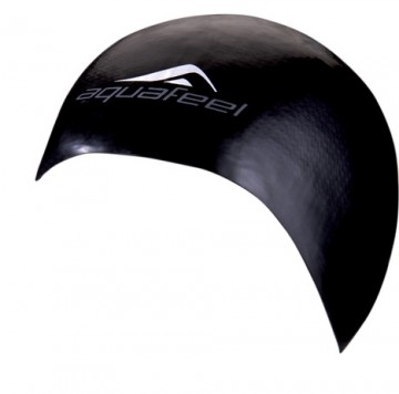 Swimming cap silicone AQUAFEEL BULLITT 3046 black for adult