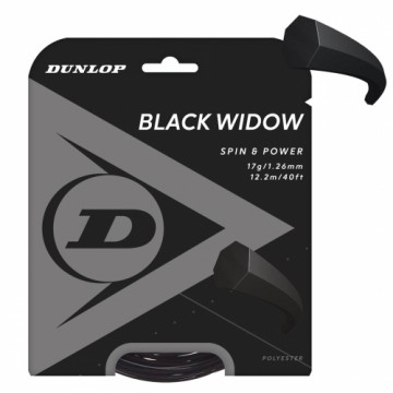 Tennis string Dunlop Black Widow 17G/1.26mm/12m Co-PE monofilament black