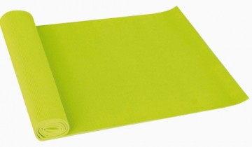 Yoga mat TOORX MAT173 non slip surface 173x60x0,4 lime green