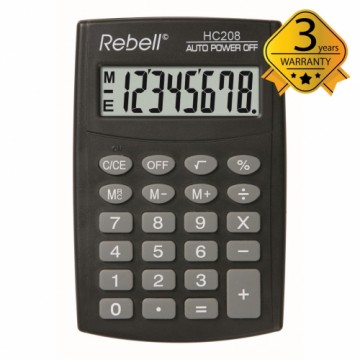 Calculator pocket Rebell HC208