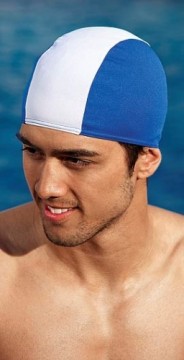 Fabric swimcap for men FASHY 3241 05 blue/white