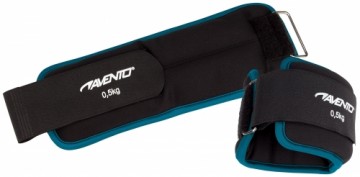 Wrist/ankle weight neopreen AVENTO 41AD 2X0,5kg Black/Blue