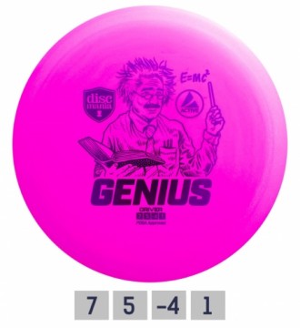 Discgolf DISCMANIA  Fairway Driver  GENIUS Active Pink 7/5/-4/1