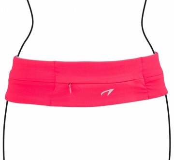 Sports Belt AVENTO 21PR L Fluorescent pink/Black/Silver
