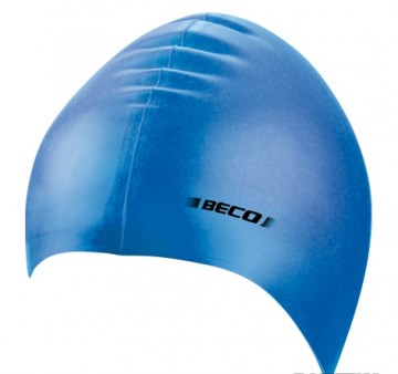 BECO Silicone swimming cap 7390 6 blue for adult