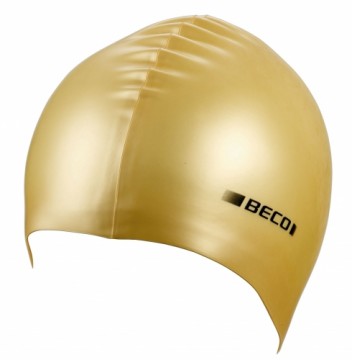 Silicone swimming cap METALLIC 7397 33 gold for adult