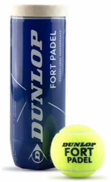 Padel tennis ball Dunlop FORT PADEL 3-pet FIP approved