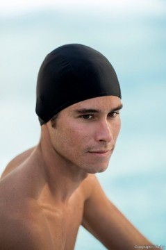 Fabric swimcap for men FASHY 3252 20 black