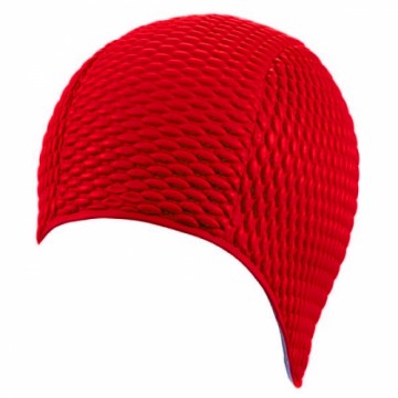 Swim cap adult BECO BUBBLE 7300 5 rubber red for adult