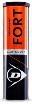 Tennis balls Dunlop FORT CLAY COURT SuperPremium 4-tin ITF