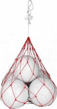 Ball carry net 5 ball AVENTO 75MB Red/White