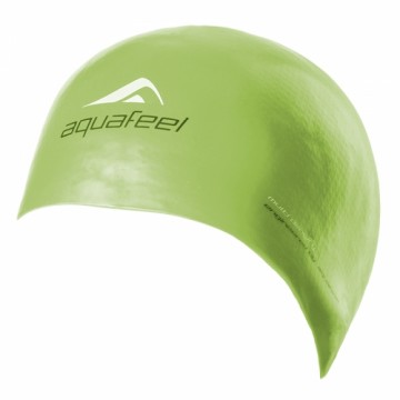 Swimming cap silicone AQUAFEEL BULLITT 3046 61 neon green for adult