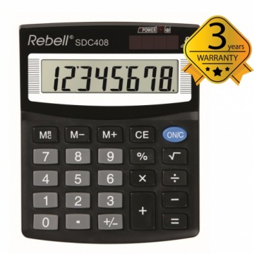 Calculator Semi-Desktop Rebell SDC408