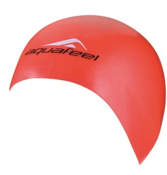 Swimming cap silicone AQUAFEEL BULLITT 3046 red for adult