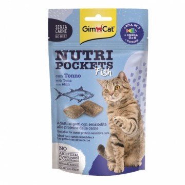 Лакомства для кошек : Gimborn Nutri Pockets с рыбой и тунцом 60г.
