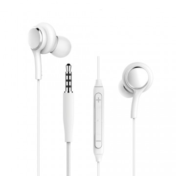 WIWU wired earphones EB310 jack 3,5mm white