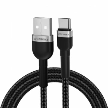 Wozinsky WNBAC2 USB-A | USB-C 2.4A cable 2 m - black