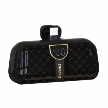Mini bag-shaped Dudao K20SC power bank USB-C 5000mAh - black
