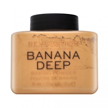 Makeup Revolution Baking Powder Banana Deep для ровного и сияющего цвета лица 32 г