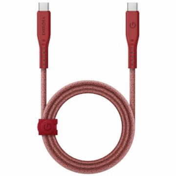 ENERGEA kabel Flow USB-C - USB-C 1.5m czerwony|red 240W 5A PD Fast Charge