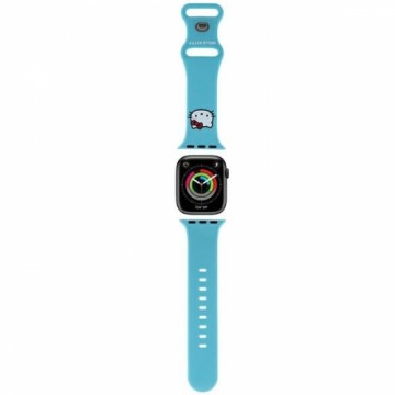 Hello Kitty Pasek HKAWMSCHBLB Apple Watch 38|40|41mm niebieski|blue strap Silicone Kitty Head