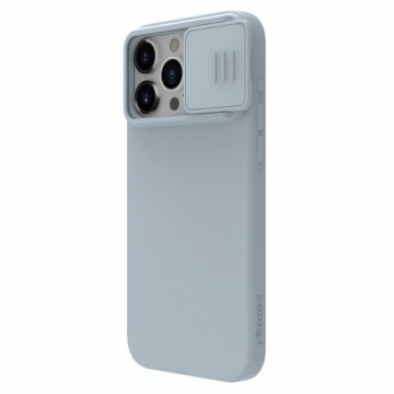 Nillkin CamShield Silky Silicone Case for Apple iPhone 15 Pro Max Star Grey