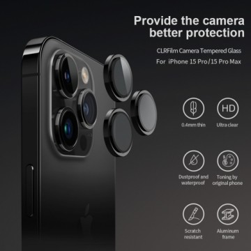 Nillkin CLRFilm Camera Tempered Glass for Apple iPhone 15 Pro|15 Pro Max Black