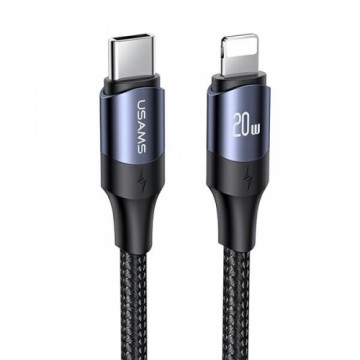 USAMS Kabel U71 USB-C na Lightning 2m 20W PD Fast Charge czarny|black SJ522USB01 (US-SJ522)