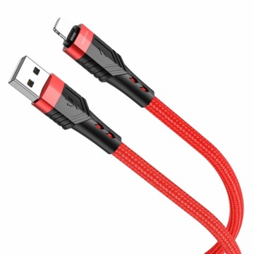 OEM Borofone Cable BU35 Influence - USB to Lightning - 2,4A 1,2 metres red