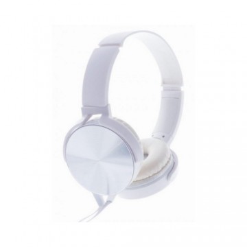 Rebeltec wired headphones Montana with microphone white