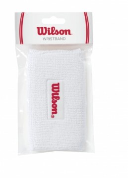 WILSON DBL WRISTBANDS WH