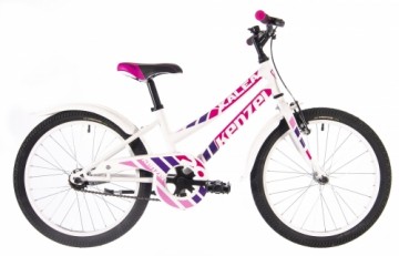 Velosipēds Kenzel Kalea 20" meiteņu balts/rozā (gab.)