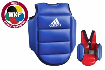 Krūšu/vēdera aizsargs Adidas WKF ADIP01 sarkans/zils (X) (gab.)