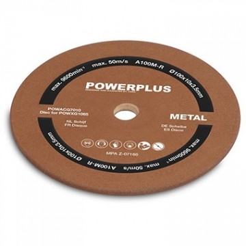 Slīpdisks ķēdes asinātājam 100x10x3.5mm PowerPlus