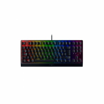 Spēļu Klaviatūra Razer BlackWidow V3 TKL Melns LED RGB Spāņu Qwerty