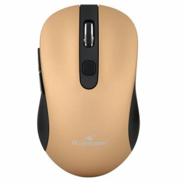 Wireless Mouse Bluestork Office 60 WL Golden 1000-1600 dpi