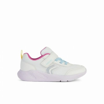 Sports Shoes for Kids Geox Sprintye White